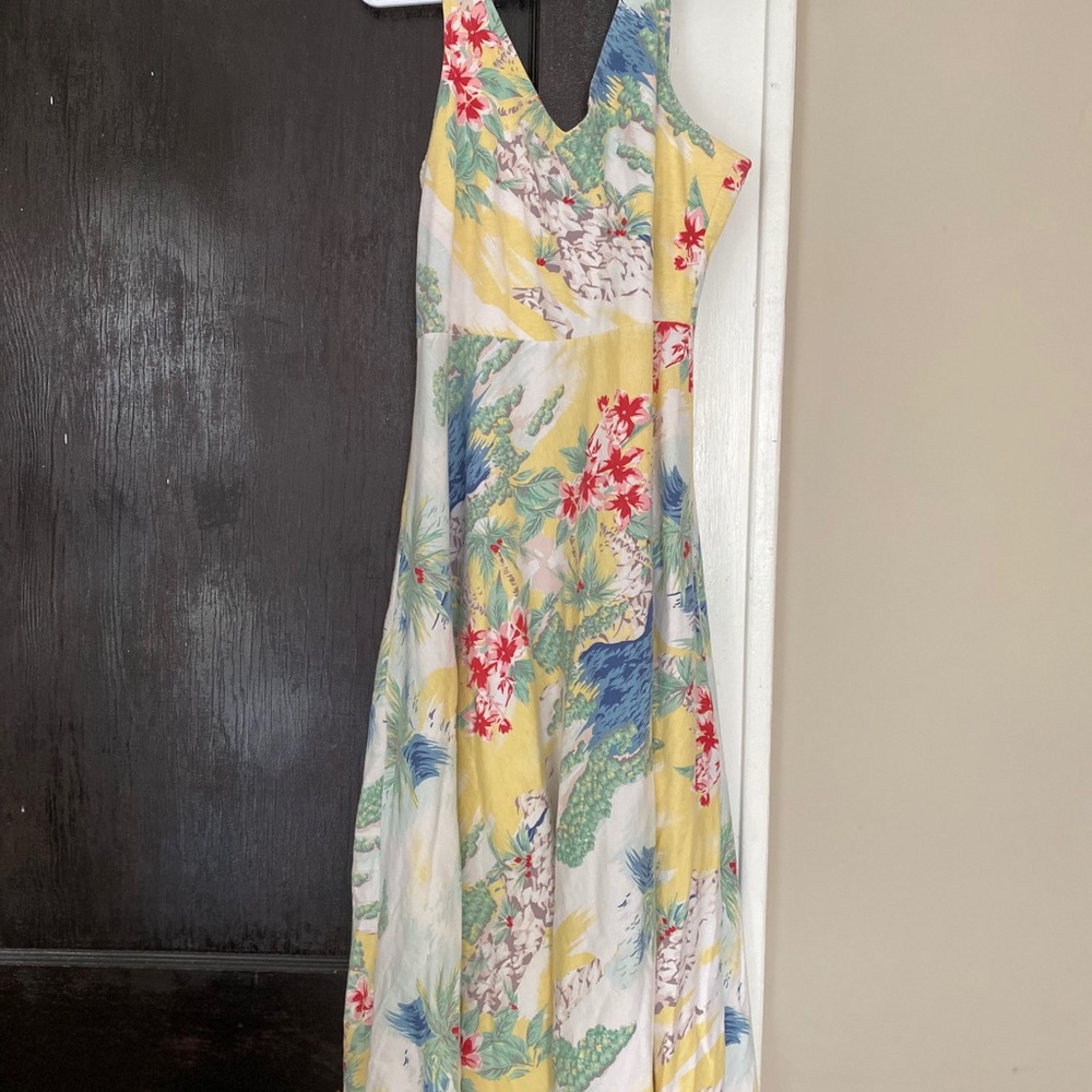 Long floral dress! Very comfortable!